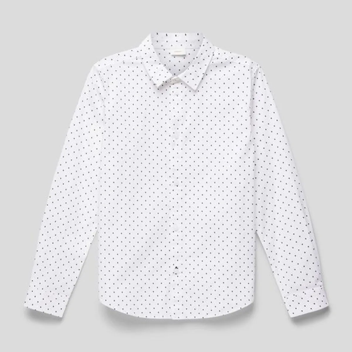 GENERICO - Camisa blanca con puntitos