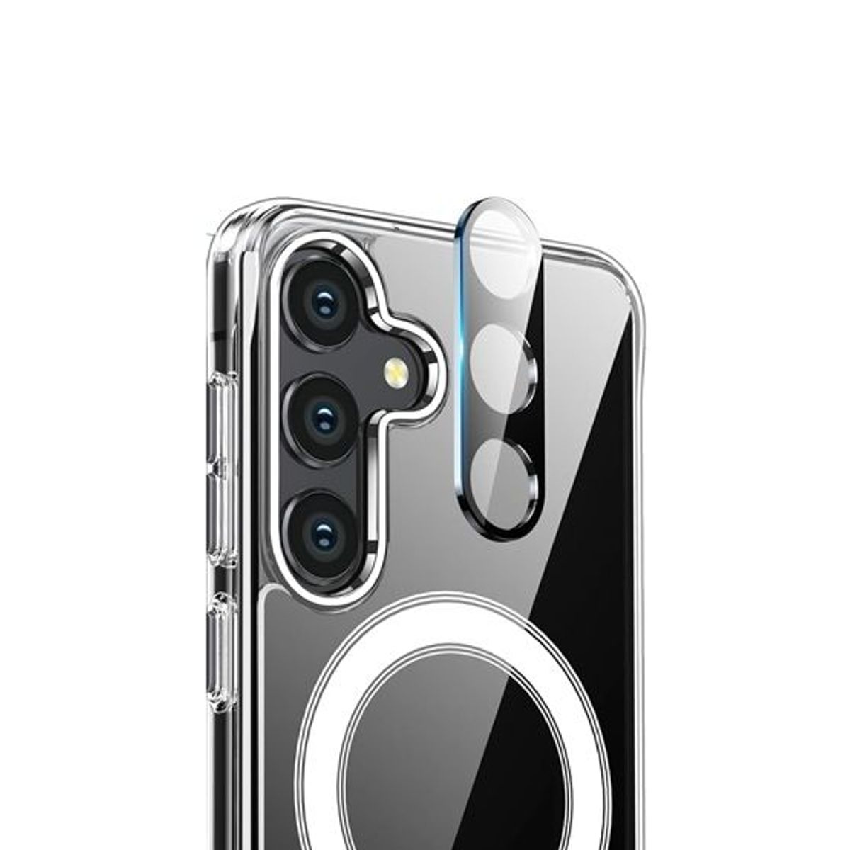 GENERICO - Vidrio Templado + Mica de Cámara para Samsung S24 Plus Negro