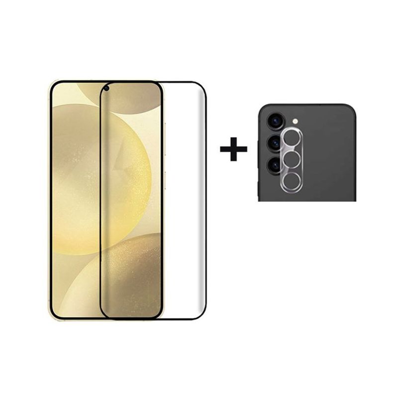 GENERICO - Vidrio Templado + Mica de Cámara para Samsung S24 Clear