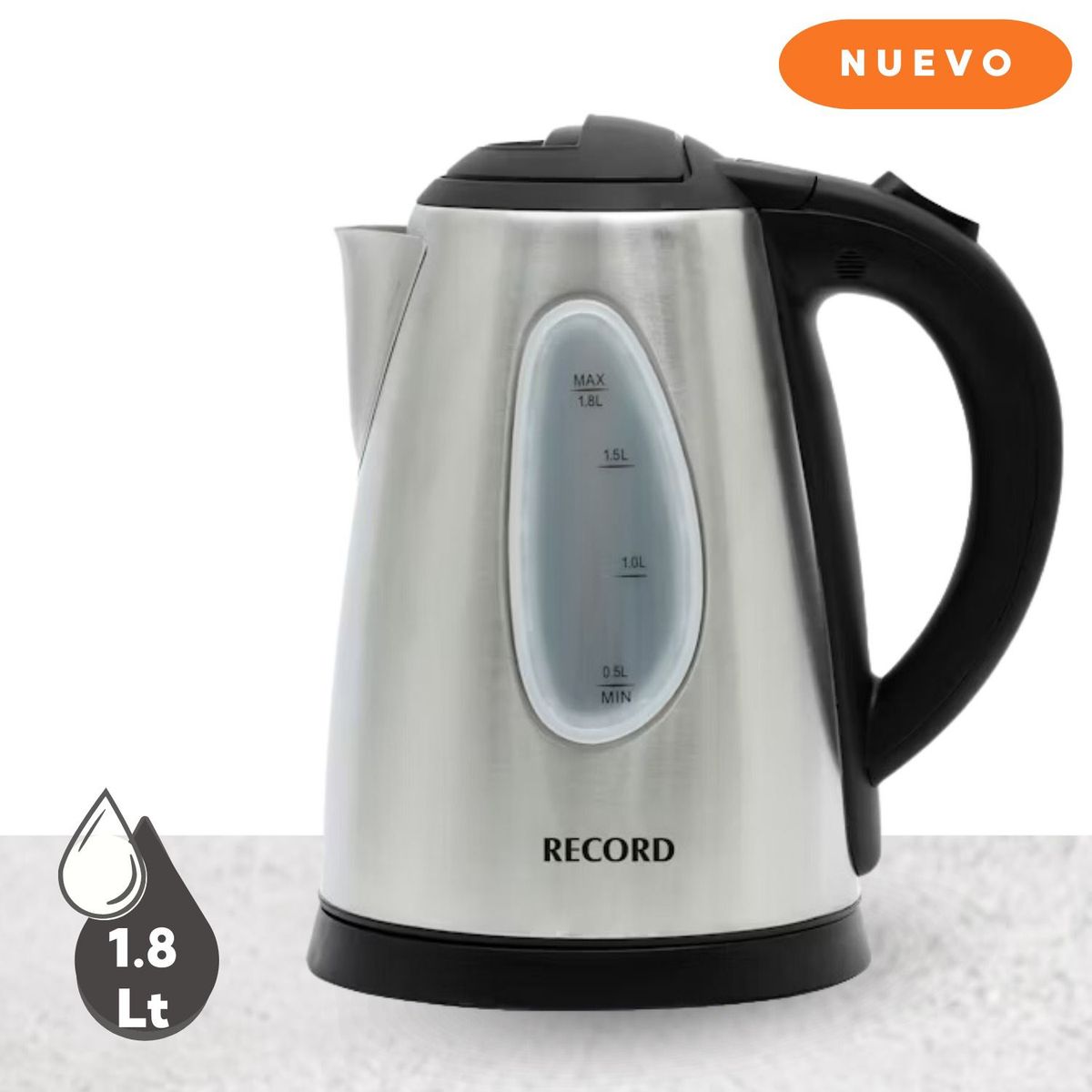 RECORD - Hervidor Acero Inoxidable 1 .8L Record