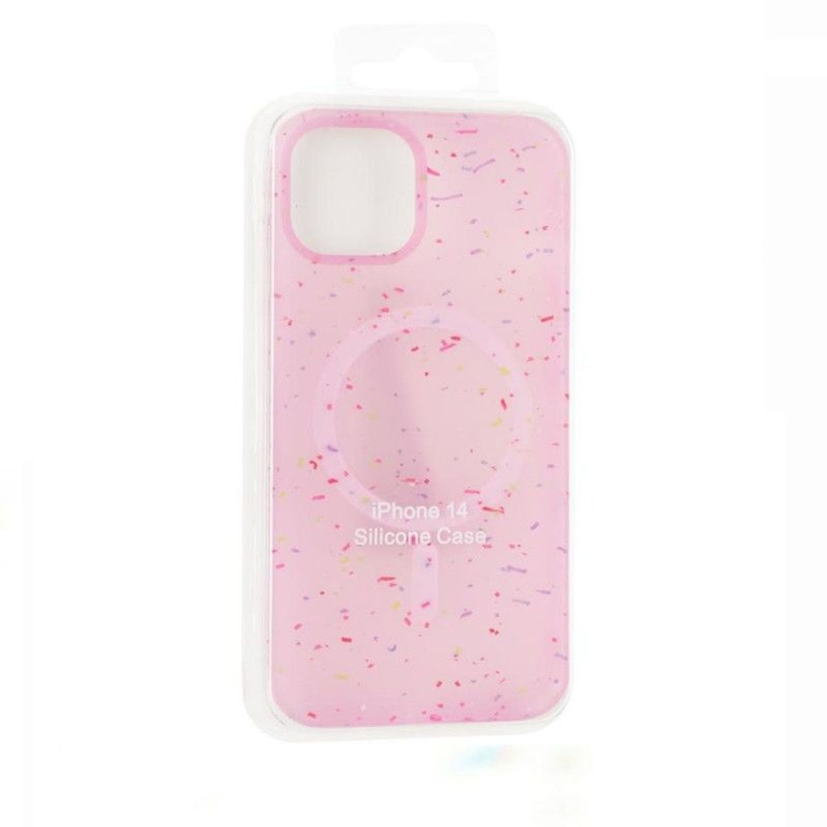 GENERICO - Case Silicona Con Magsafe Para Iphone 13 - Rosa