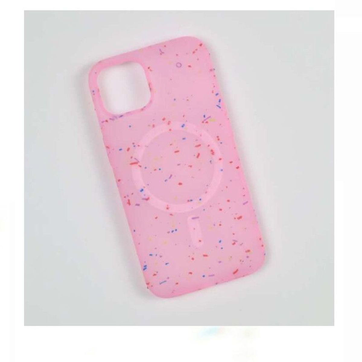 GENERICO - Case Silicona Con Magsafe Para Iphone 13 - Rosa