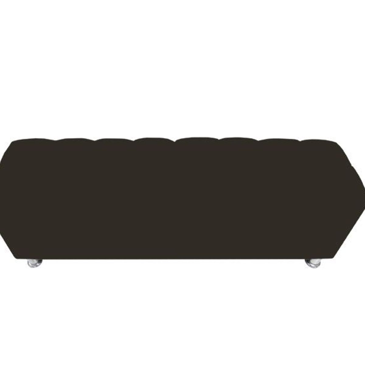 BARAKA HOME - Baúl Capitoneado Bunn Queen - Chocolate