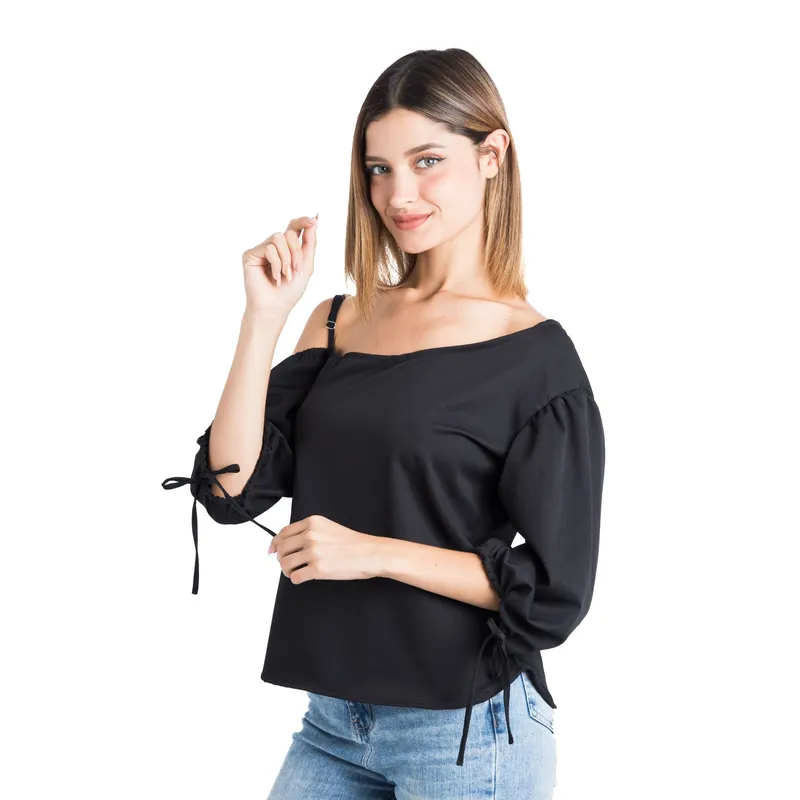 NEBULA - Blusa Roze - Nébula - Negro
