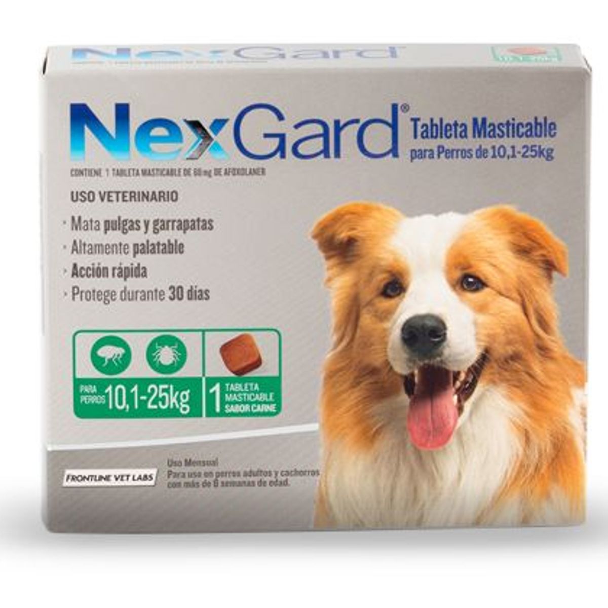 NEXGARD - NEXGARD L  68 MG X 1 TAB - PERROS DE 10.1 A 25 KG