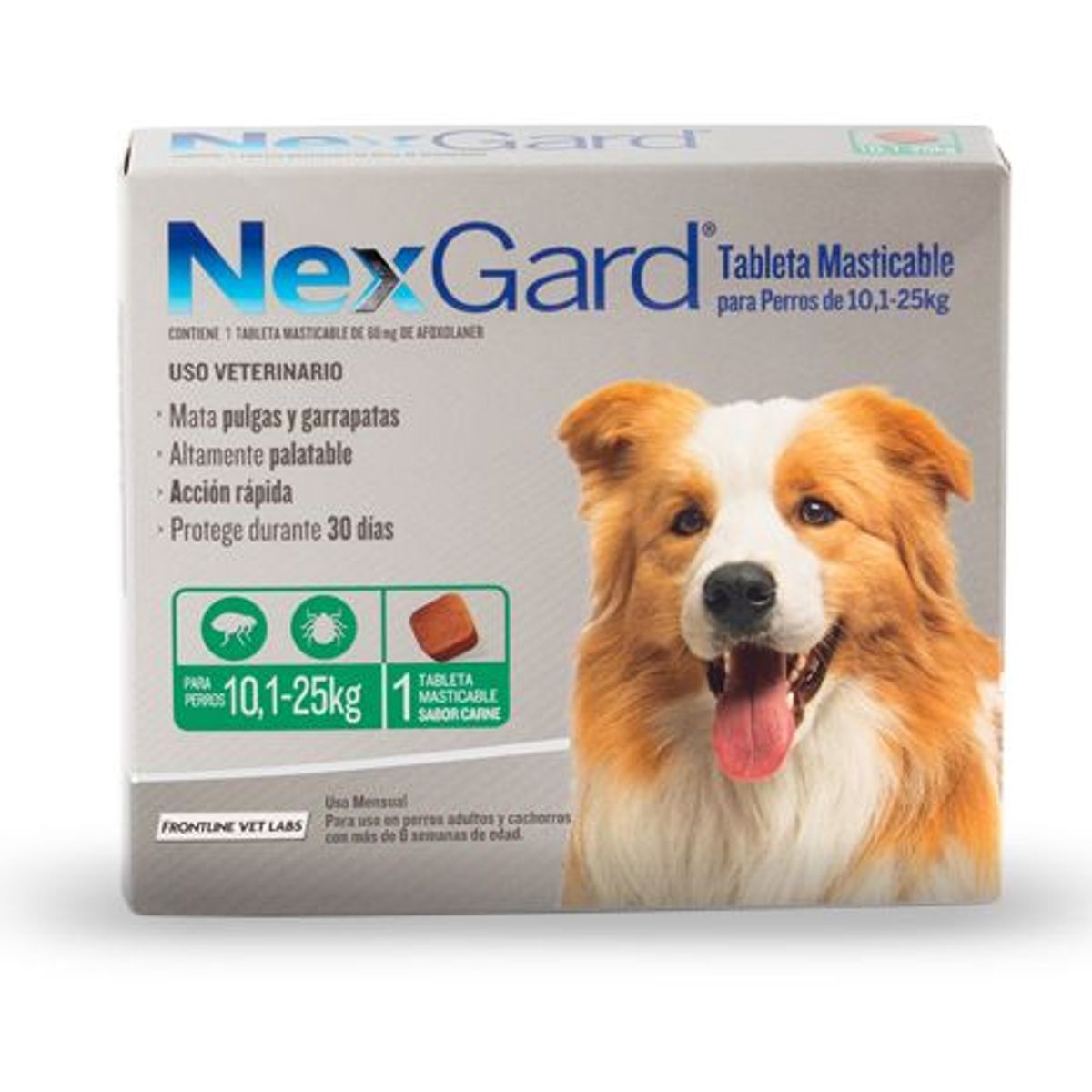 NEXGARD - NEXGARD L  68 MG X 1 TAB - PERROS DE 10.1 A 25 KG