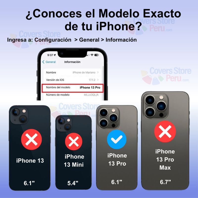 GENERICO - Funda para iPhone 13 Pro  Otterbox Symmetry Lila Antishock Resistente