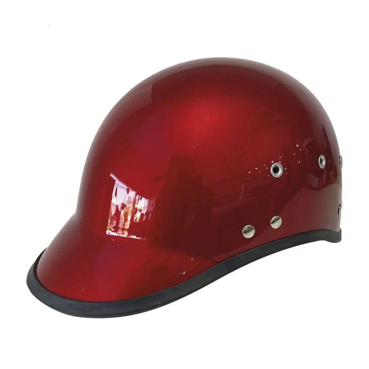 GENERICO - CASCO CHAVITO POLICIA ROJO BRILLO