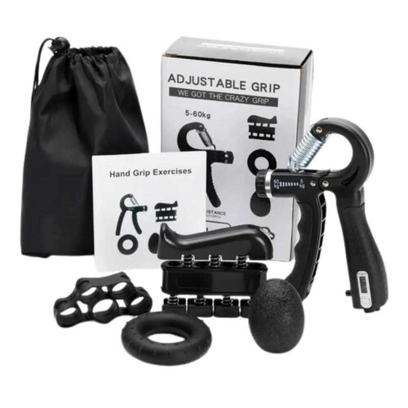 REAL FITNESS PERU - Set Hand Grip Kit 5 Piezas Genérico Ejercitador de Manos