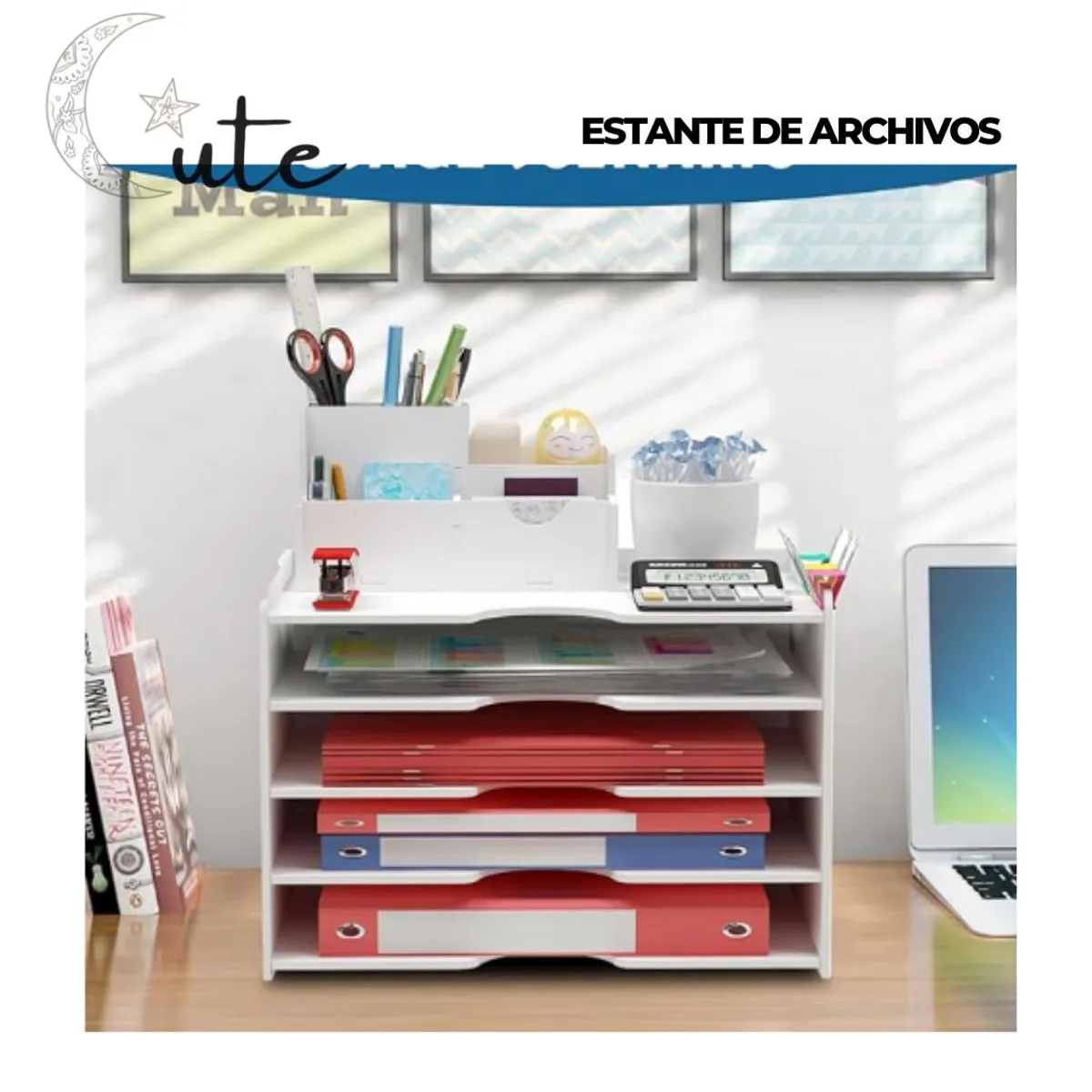 GENERICO - ESTANTE ORGANIZADOR DE ARCHIVOS