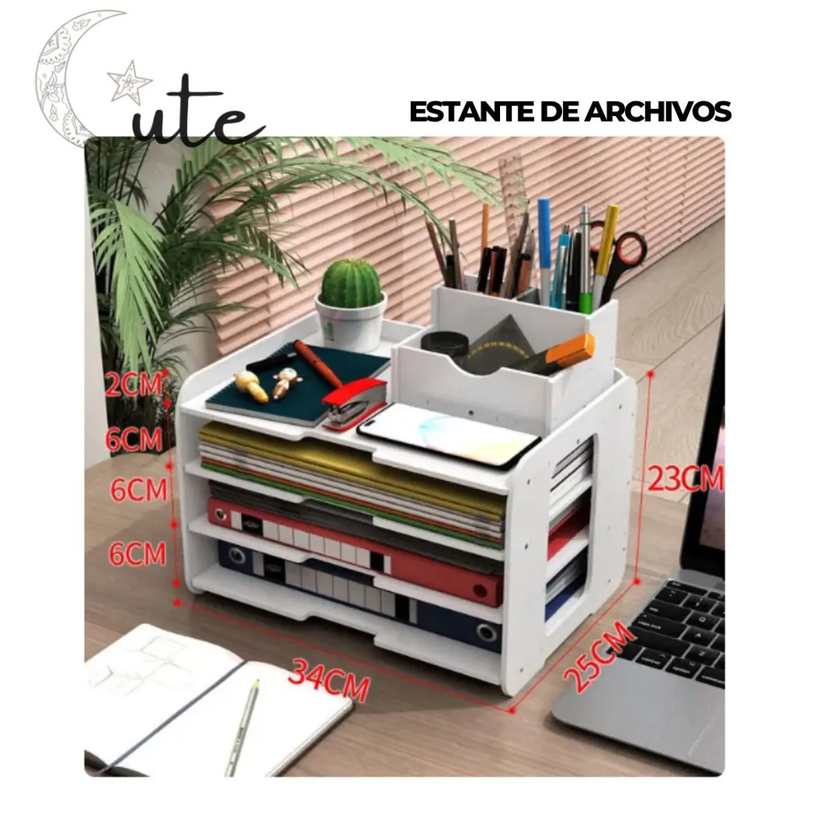 GENERICO - ESTANTE ORGANIZADOR DE ARCHIVOS