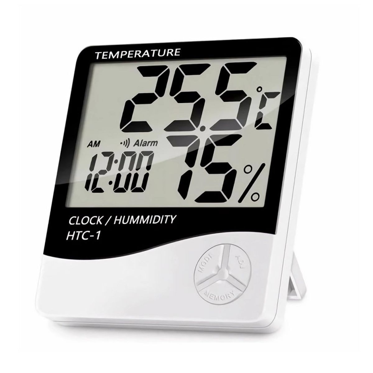 GENERICO - Reloj  Digital Con Medidor de Humedad y Temperatura