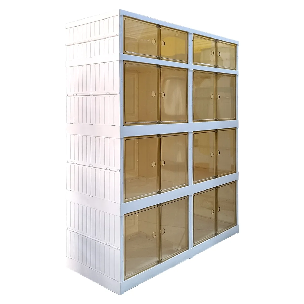 GENERICO - ARMARIO MULTIUSO VINTAGE DE 8 DIVISIONES