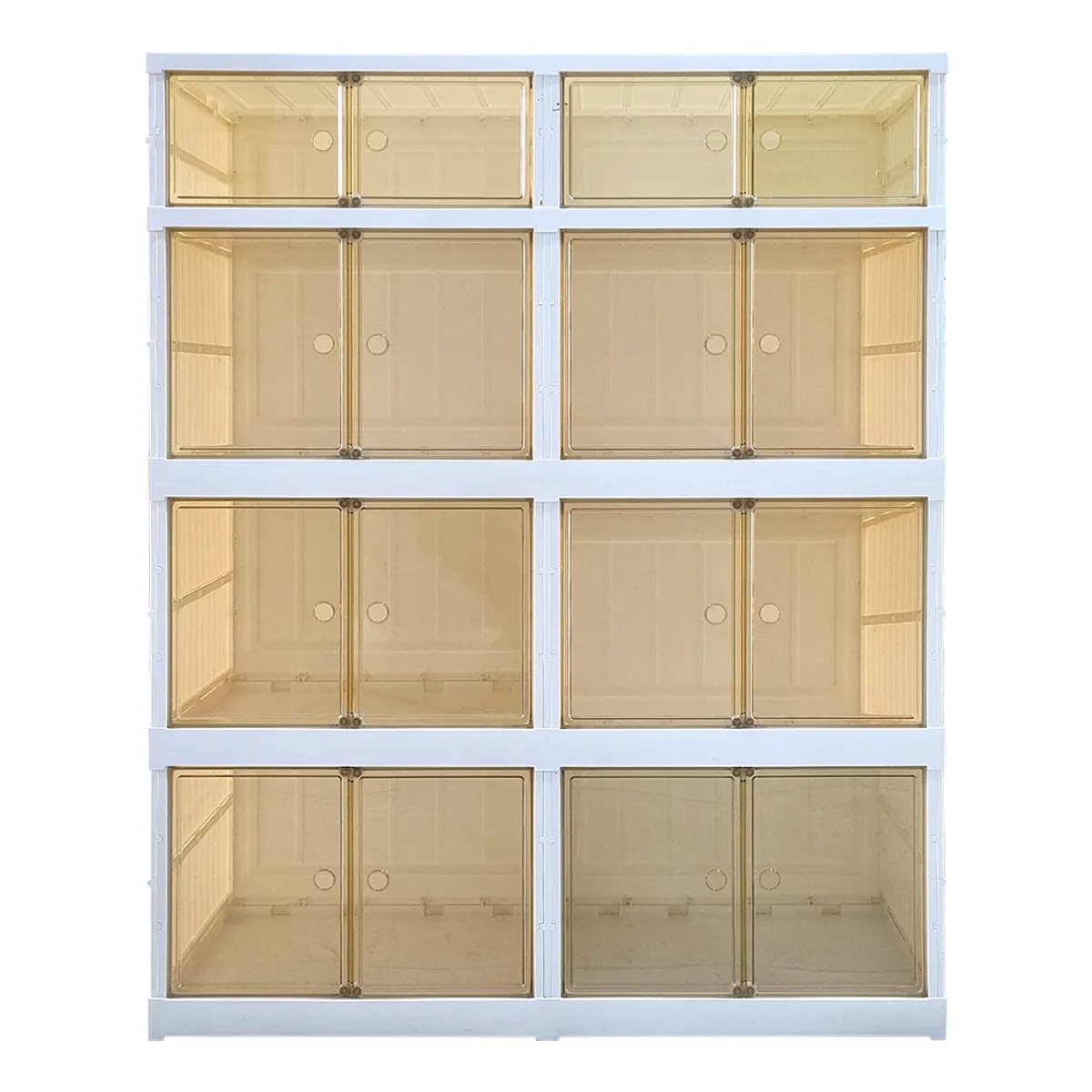 GENERICO - ARMARIO MULTIUSO VINTAGE DE 8 DIVISIONES