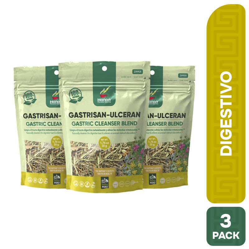 HANAN PERUVIAN SECRETS - Gastrisan Infusión Hanan Tripack 50g