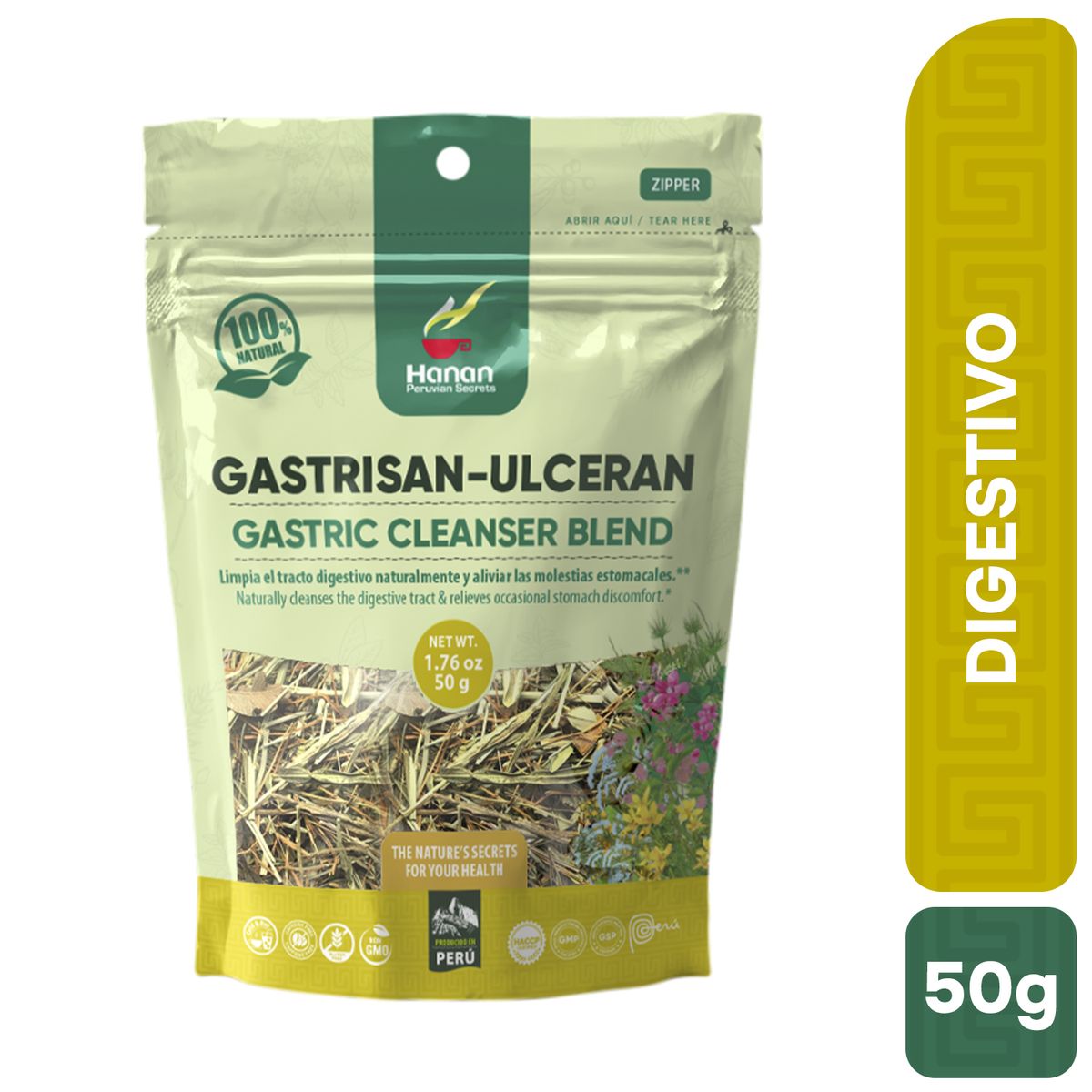 HANAN PERUVIAN SECRETS - Gastrisan Infusión Hanan Tripack 50g