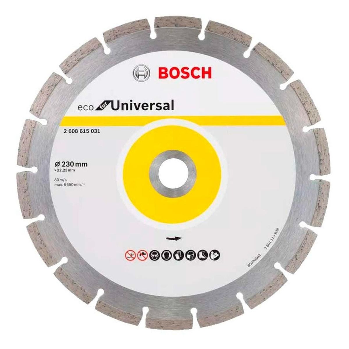 BOSCH - Disco ECO Bosch Universal Segmentado  9"