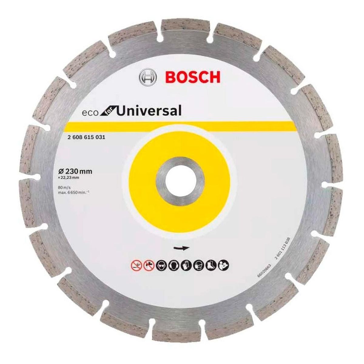 BOSCH - Disco ECO Bosch Universal Segmentado  9"