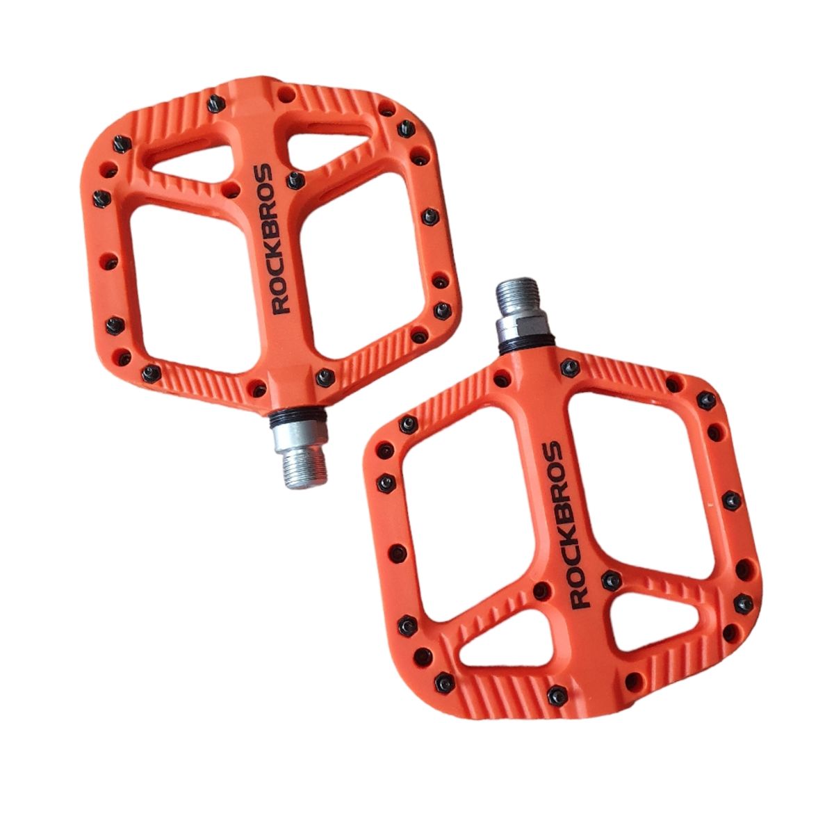 ROCKBROS - Pedales de Nylon Rockbros 2018-12A - Naranja
