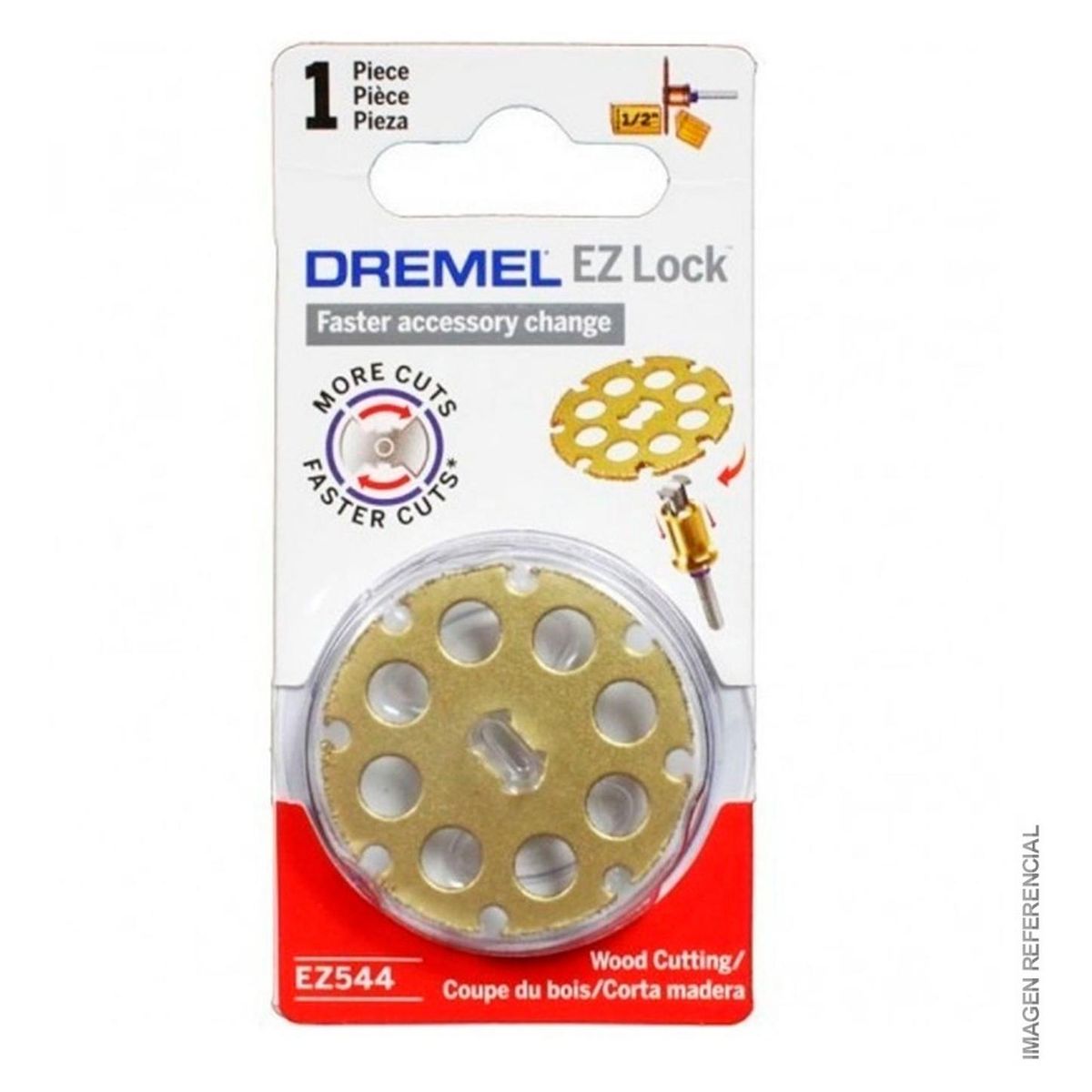 DREMEL - Discos Corte de Carburo 1-1/2" - Ez Lock Dremel EZ544
