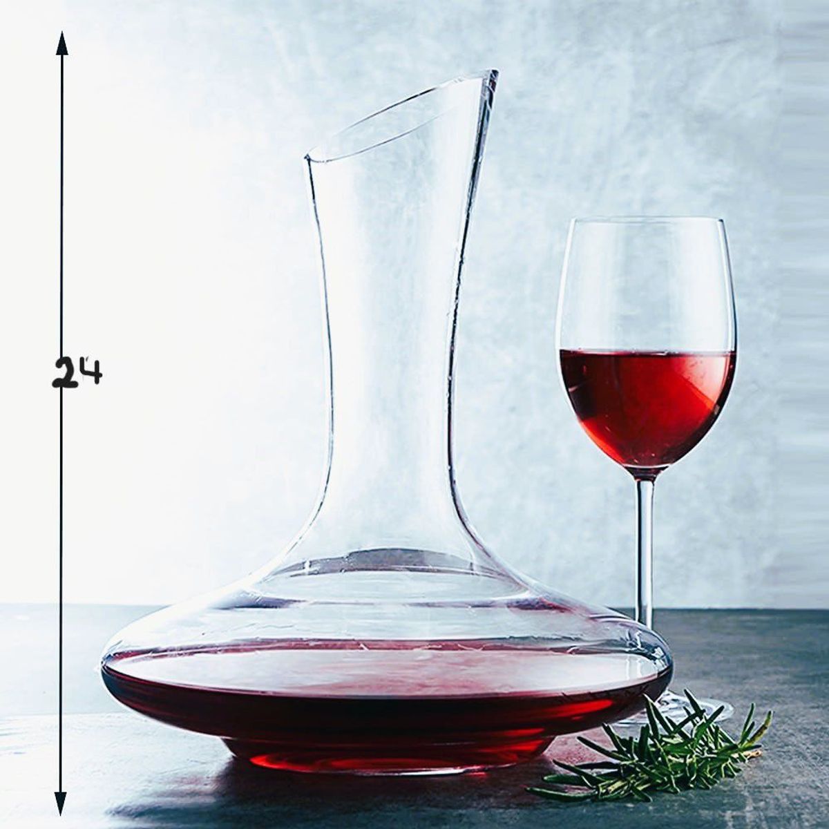 GENERICO - Decantador de Vino tipo cuello de cisne