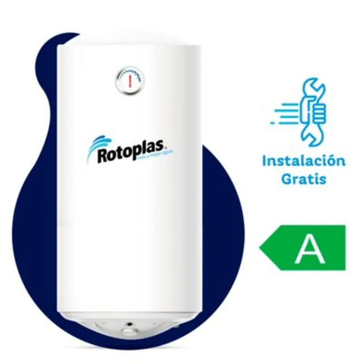 ROTOPLAS - Terma Eléctrica Rotoplas de Acumulación Duraterma 80 L