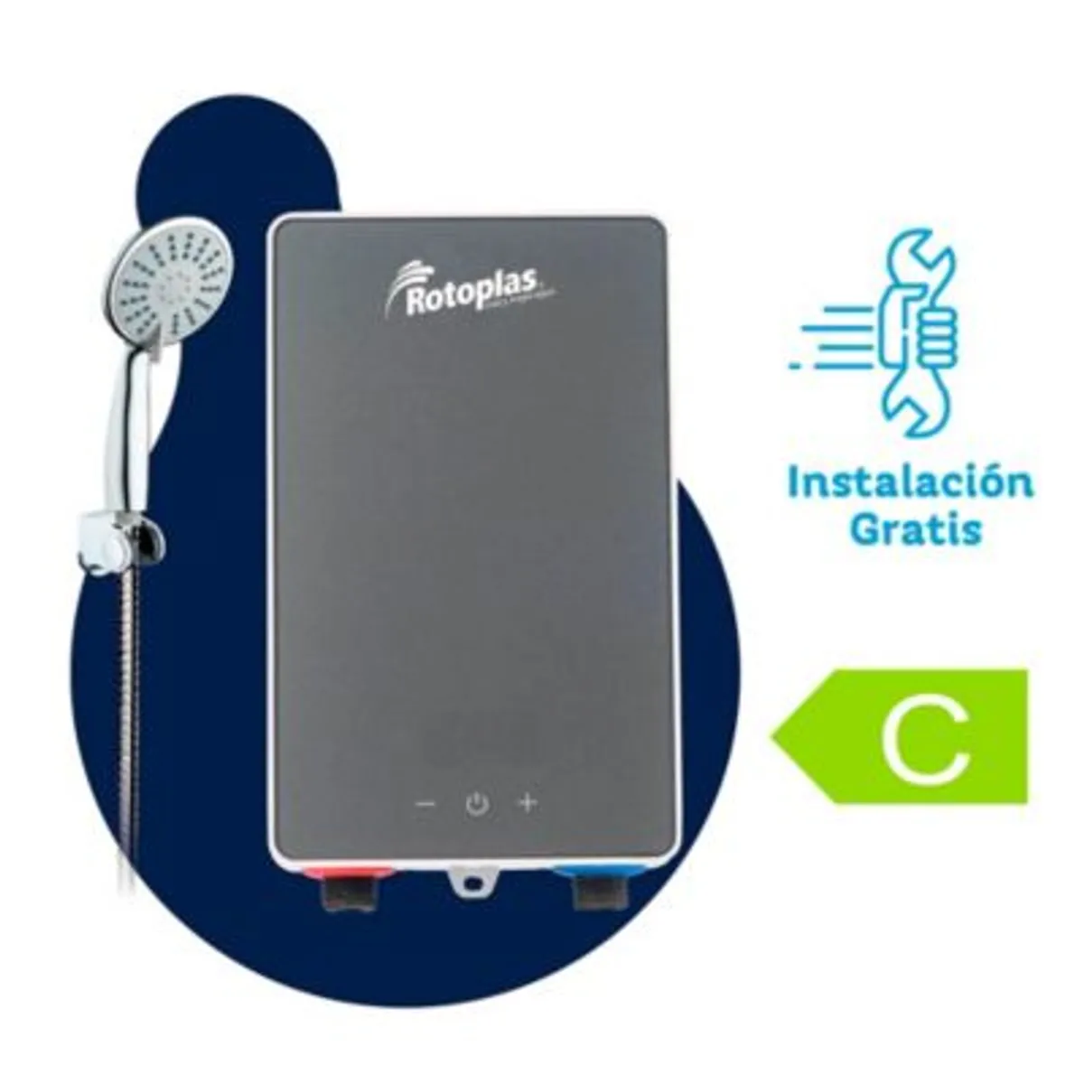 ROTOPLAS - Terma Instantánea Rotoplas New Compact Silver 2.3 PSI