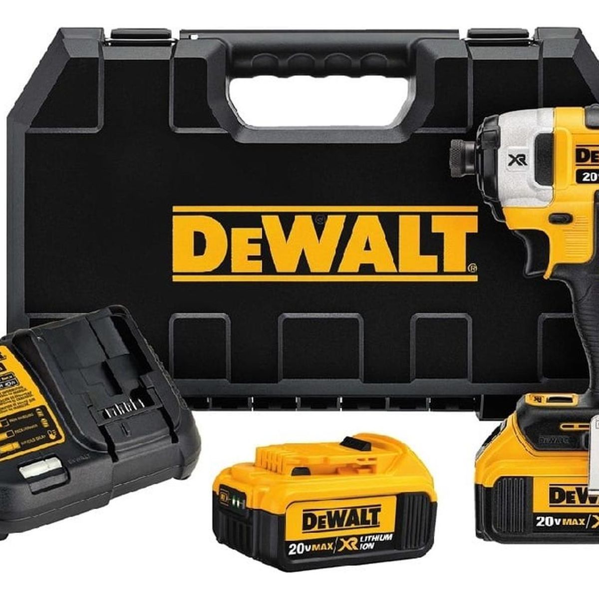 DEWALT - Atornillador Impacto 1/4" 20V Brushless XR Dewalt DCF887M2 2 x 4.0 Ah