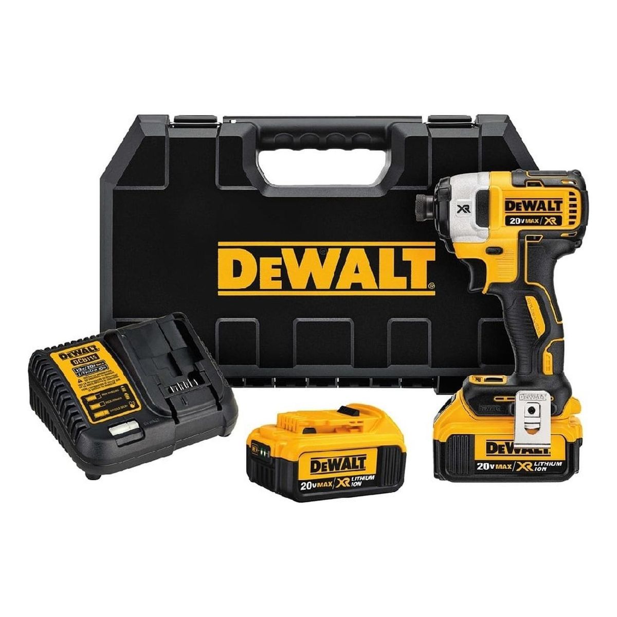 DEWALT - Atornillador Impacto 1/4" 20V Brushless XR Dewalt DCF887M2 2 x 4.0 Ah