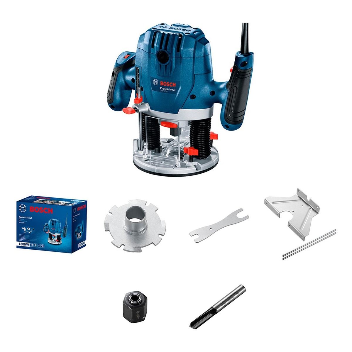BOSCH - Ruteadora Fresadora Bosch GOF 130 Profesional 1300W