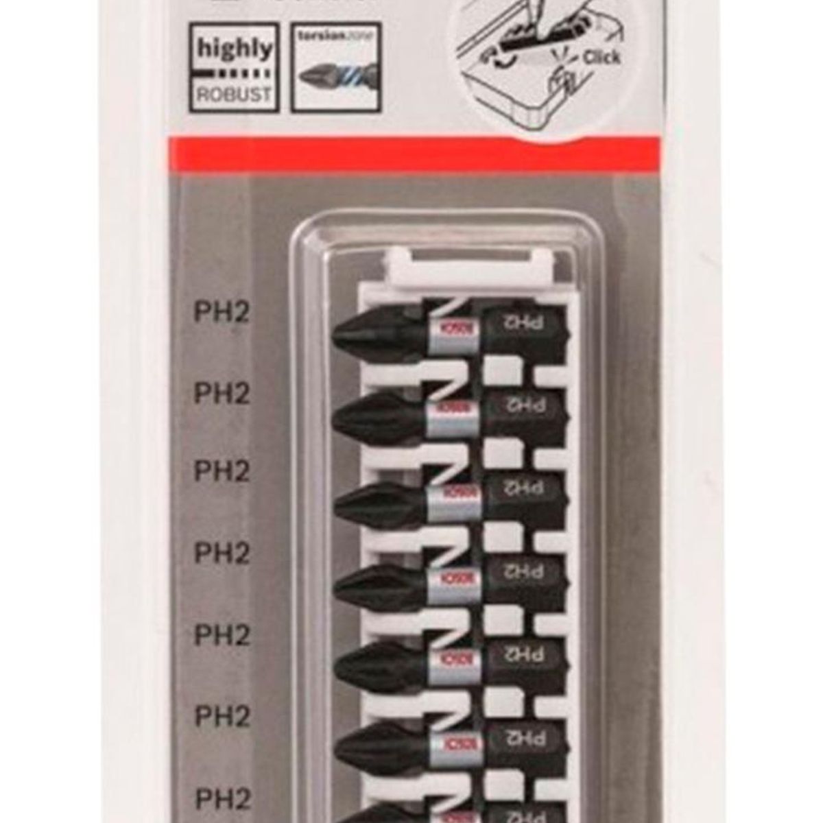BOSCH - Bosch Punta Phillips 2X25mm 8u Impact Control