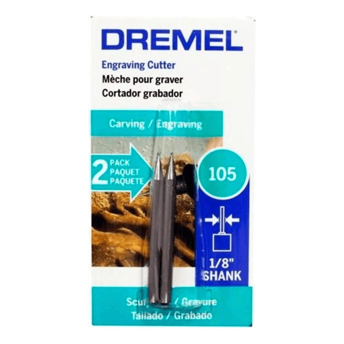 DREMEL - Fresa De Grabado Redonda 1/32" Dremel 105