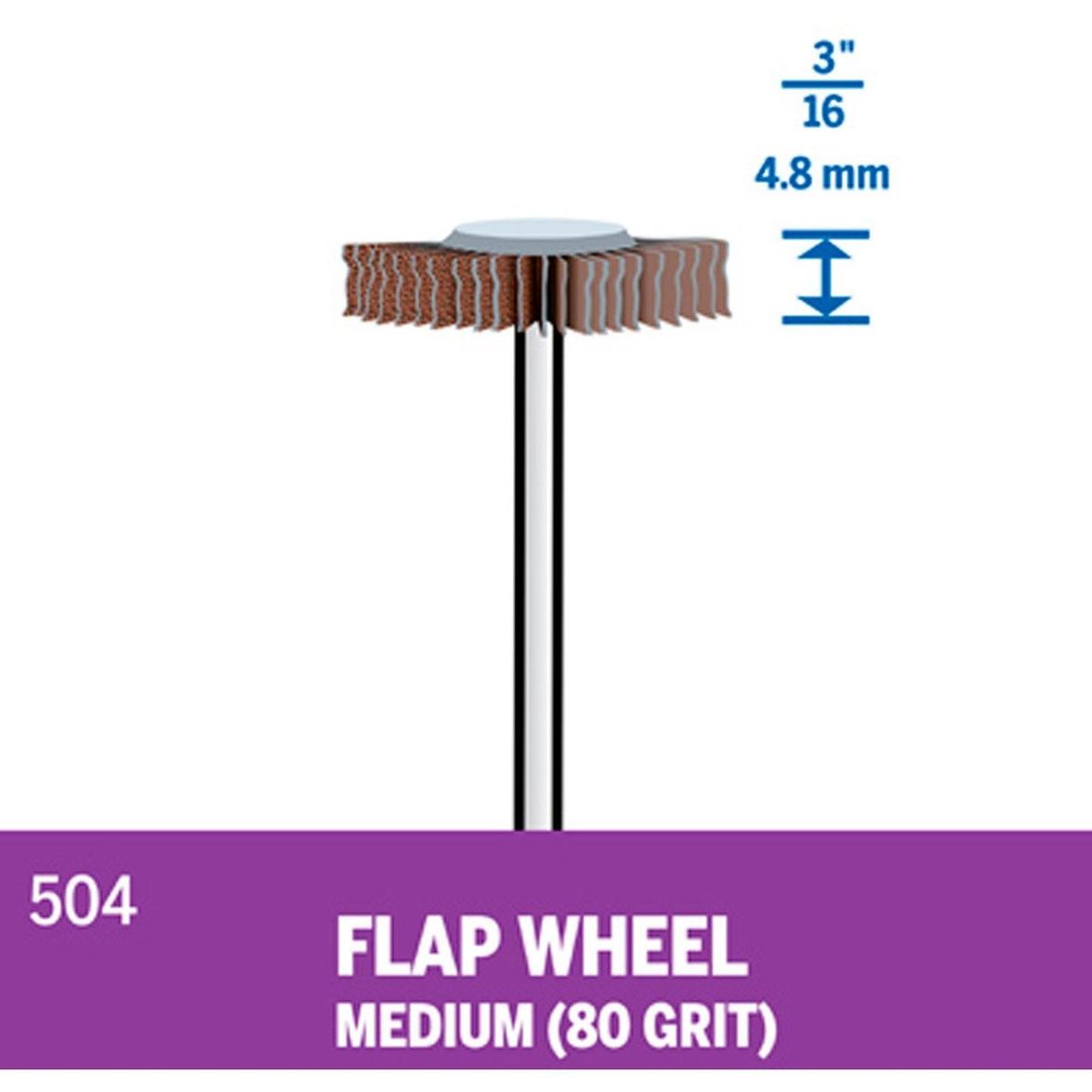 DREMEL - Disco de Aletas Grano 120 - 3/16 (4,8 Mm) Dremel 505