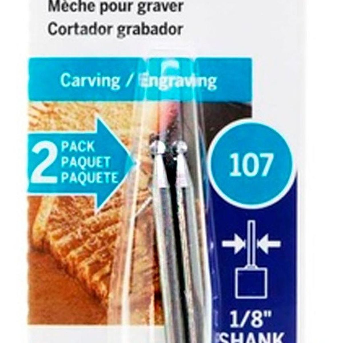 DREMEL - Fresa De Grabado Redonda 3/32" Dremel 107