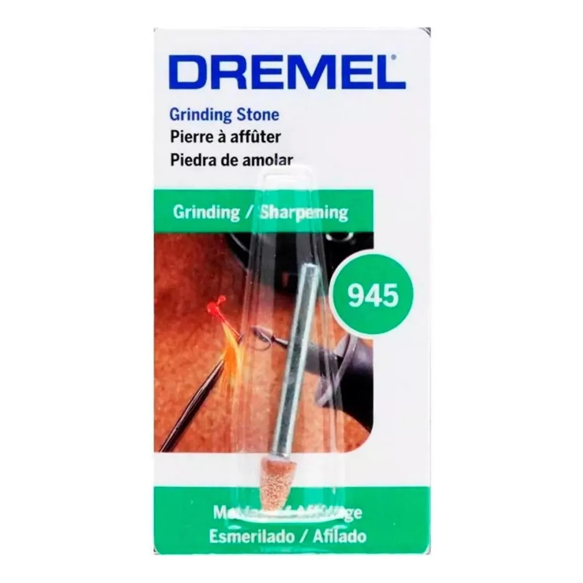 DREMEL - Piedra Cónica Óxido Aluminio 3/16" Dremel 945
