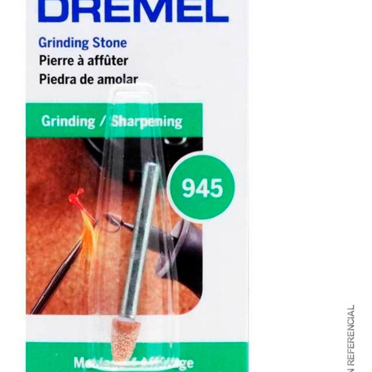 DREMEL - Piedra Cónica Óxido Aluminio 3/16" Dremel 945
