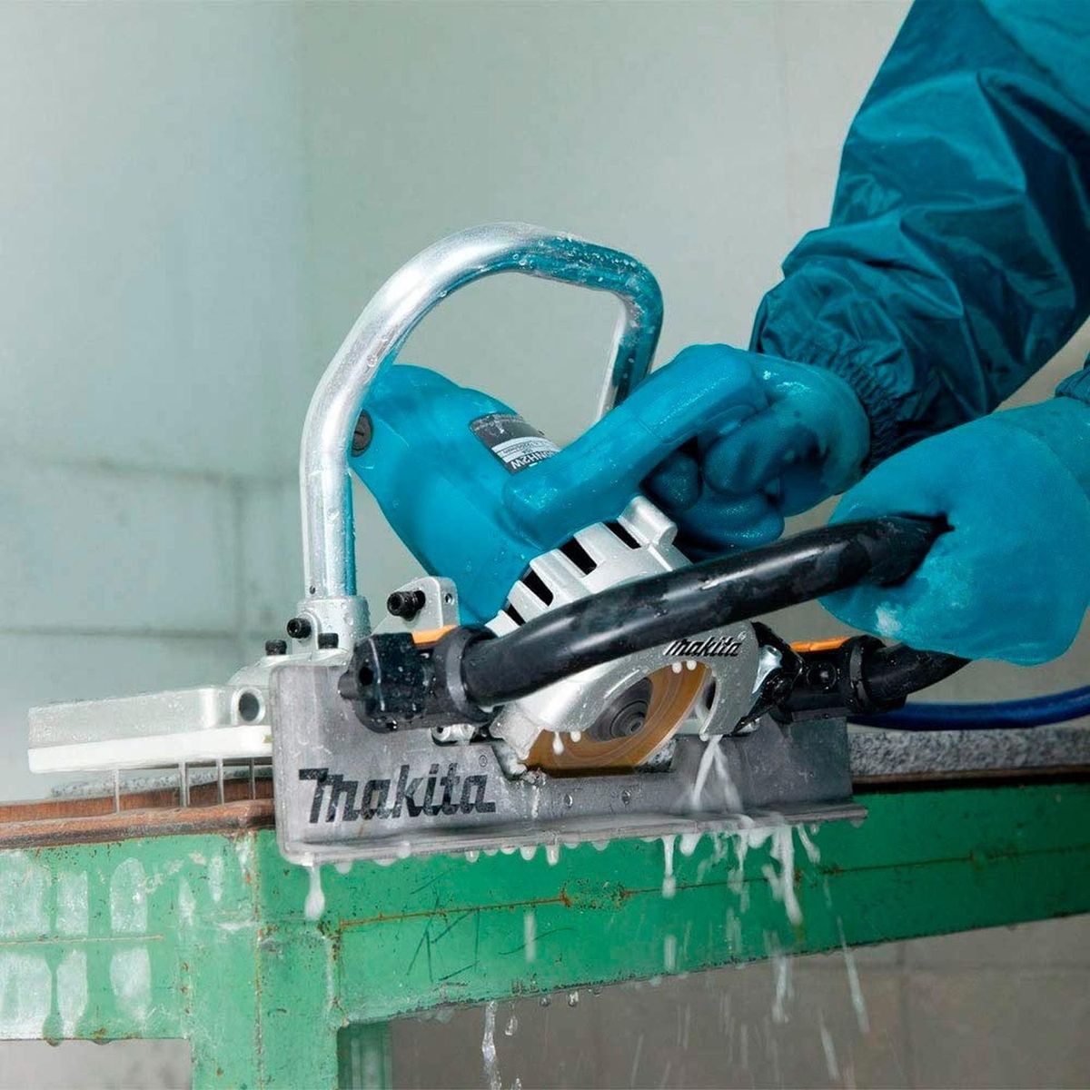 MAKITA - Cortadora de Mármol Makita 4  3/8” 1450W 4100NH2RX Base Guía