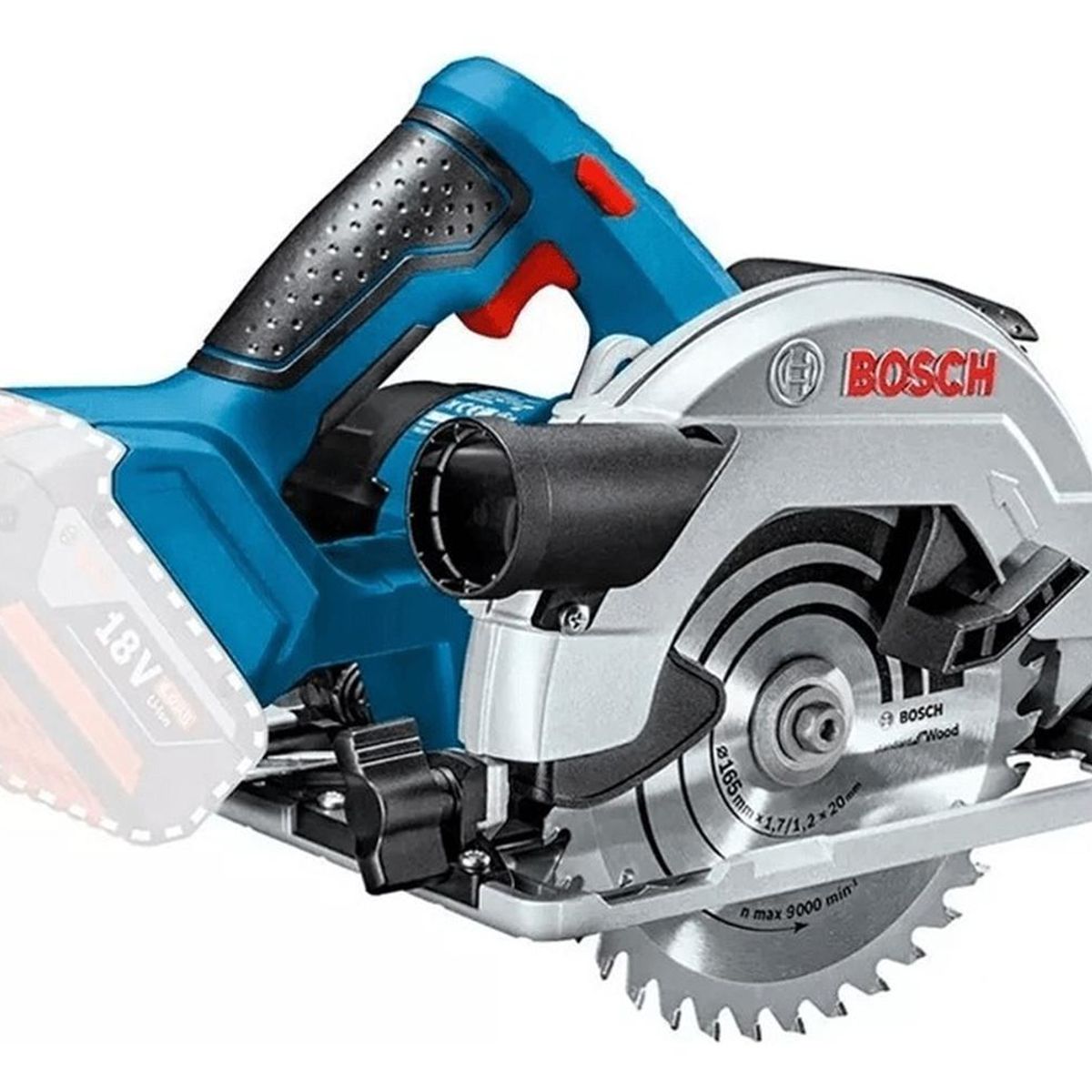 BOSCH - Sierra Circular Bosch GKS 18V-57 Profesional 18V (Baretool)