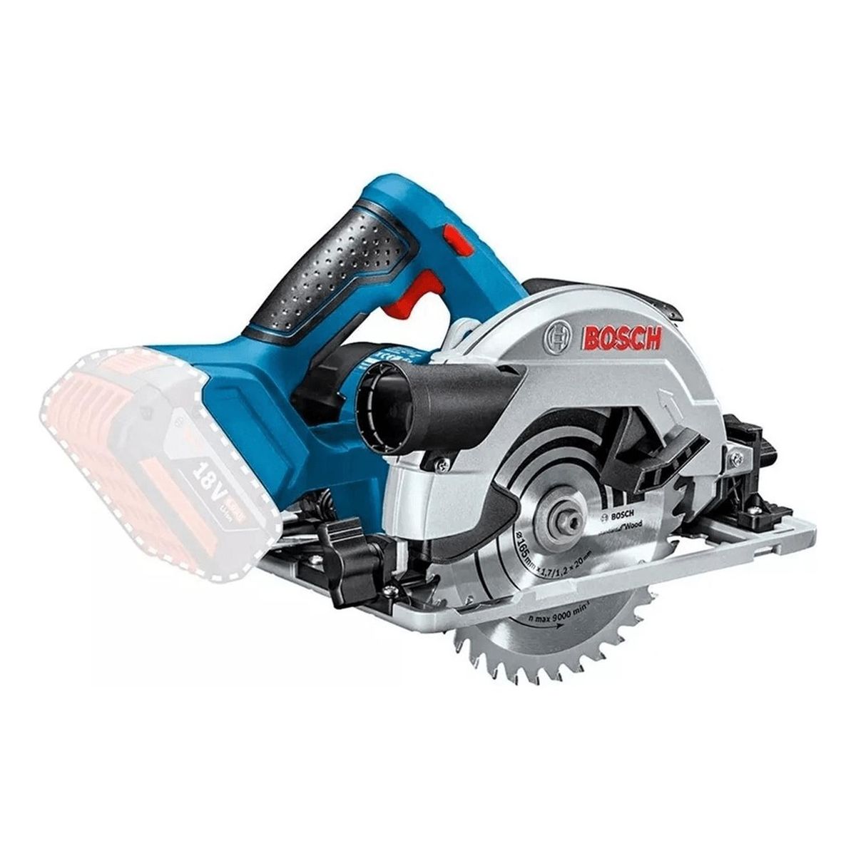 BOSCH - Sierra Circular Bosch GKS 18V-57 Profesional 18V (Baretool)
