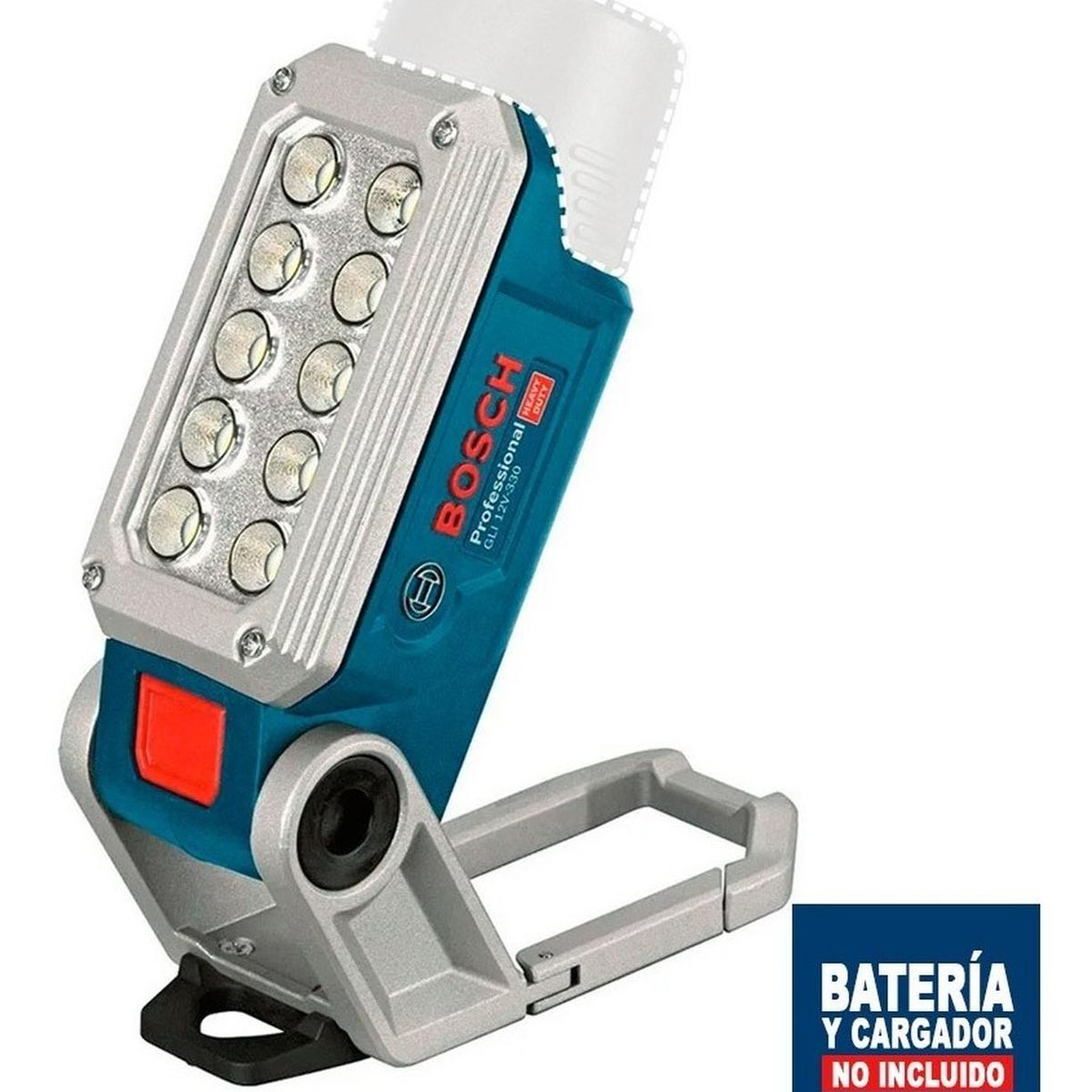 BOSCH - Linterna Bosch GLI 12V-330 10 LEDs 330 Lúmenes Sin Batería