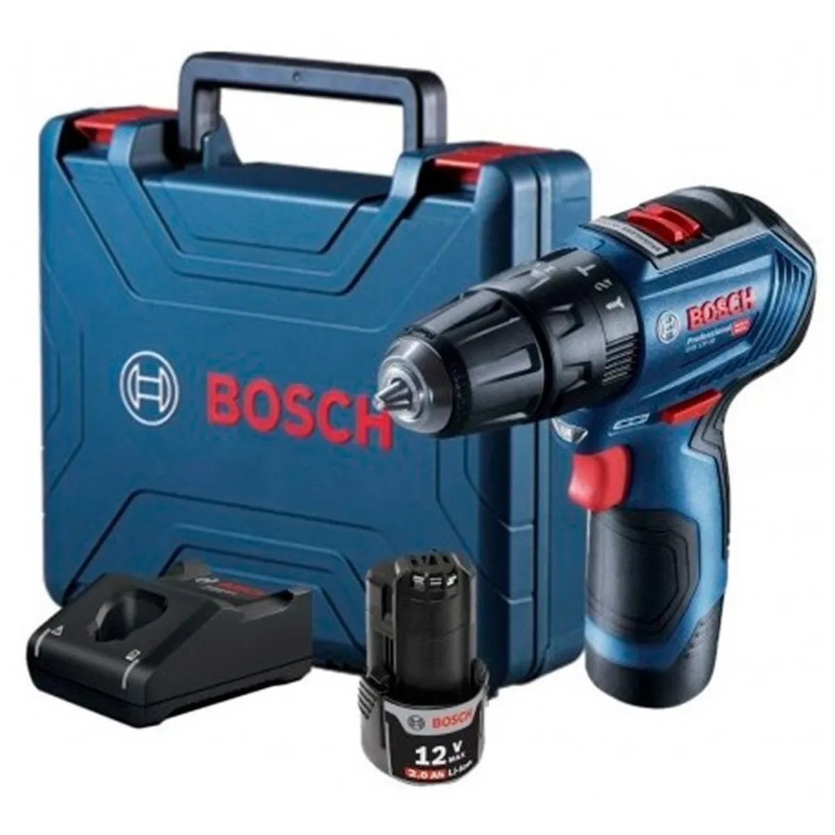 BOSCH - Bosch GSB 12V-30 Taladro Percutor Brushless 12V Kit Completo