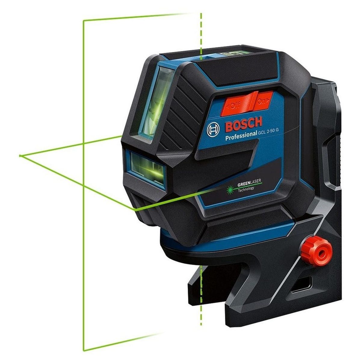 BOSCH - Nivel láser combinado gcl 2-50g 50 metros verde punto líneas