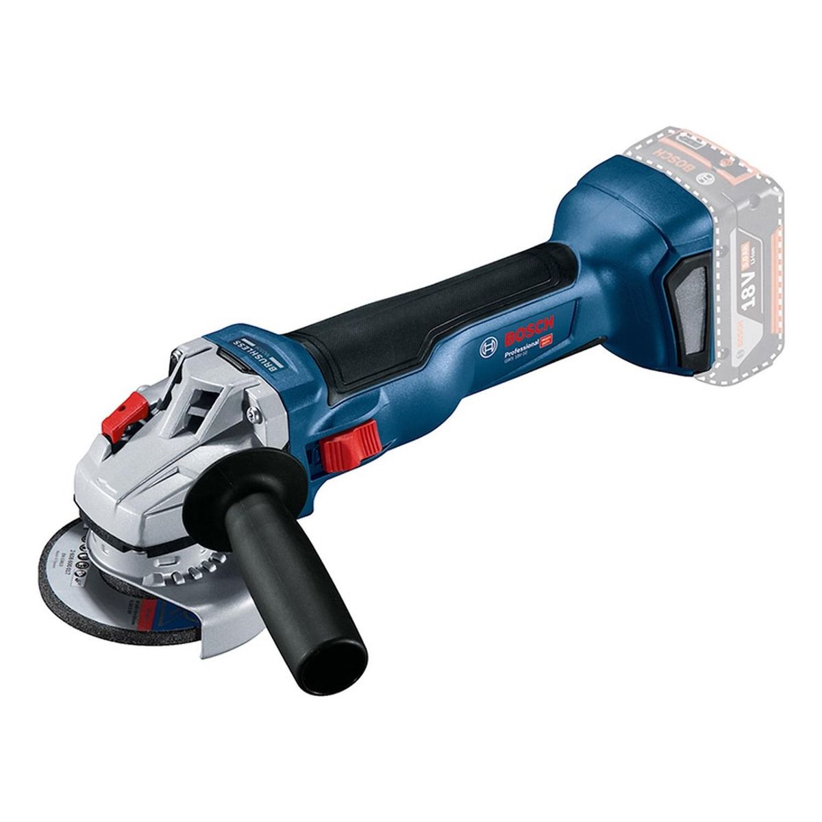 BOSCH - Amoladora Angular Bosch GWS 18V-10  5” 18V (Baretool)