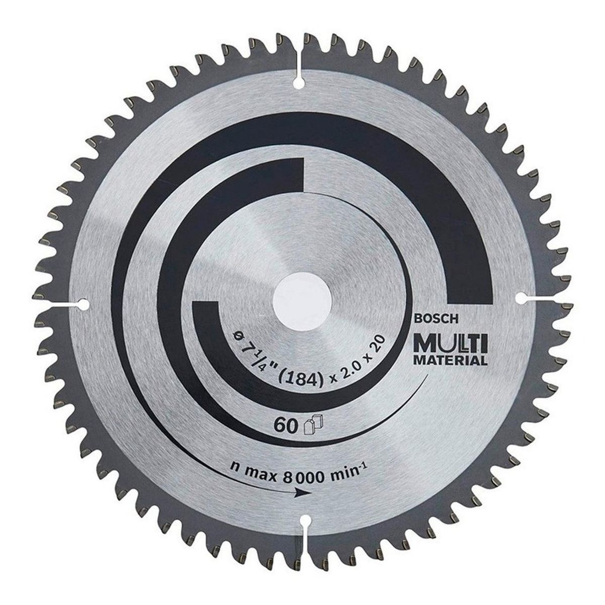 BOSCH - Bosch Disco Sierra Circular  7-1/4"X 60D Multimaterial