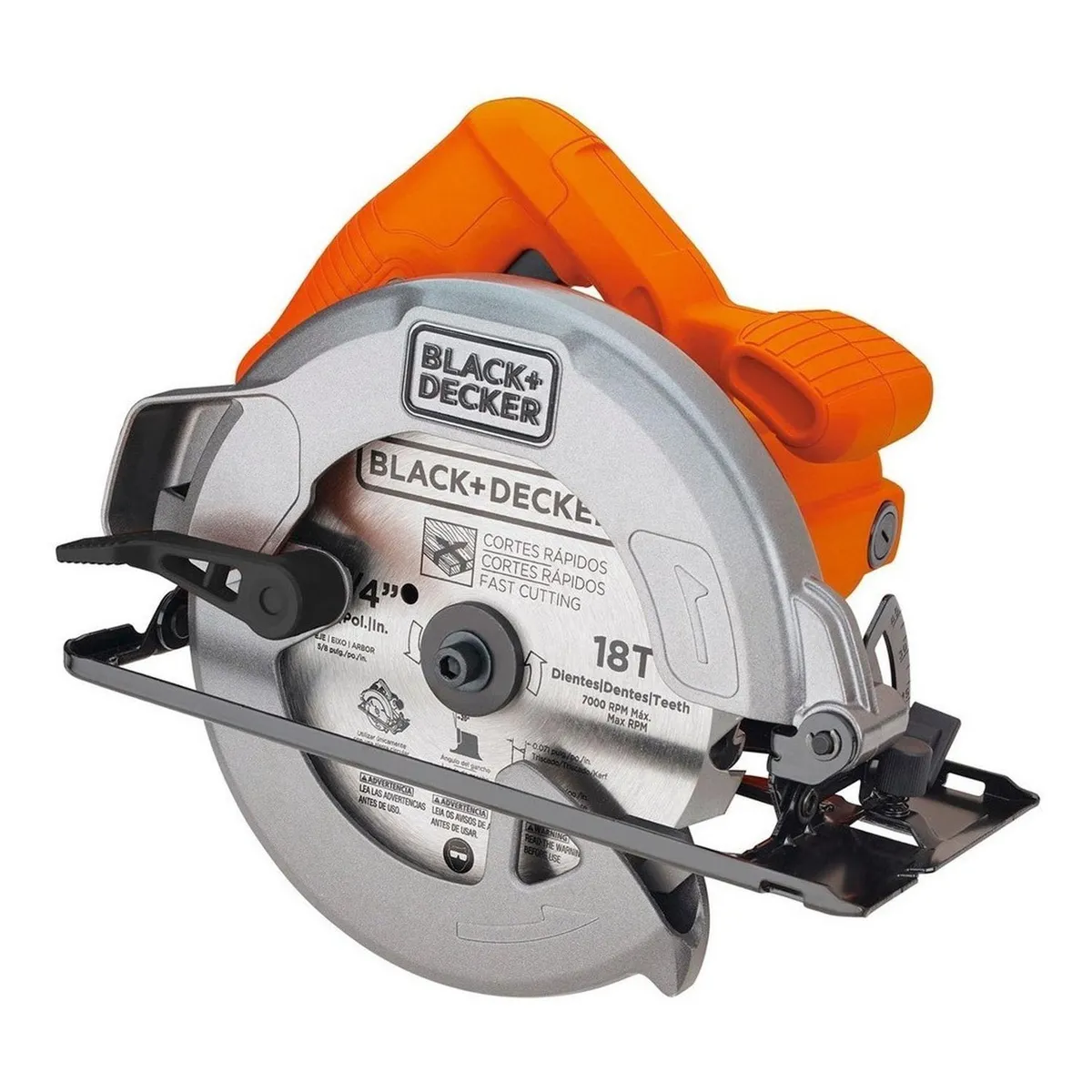 Black+Decker - Sierra Circular Black & Decker CS1004  7 1/4" 1400w Inc Disco
