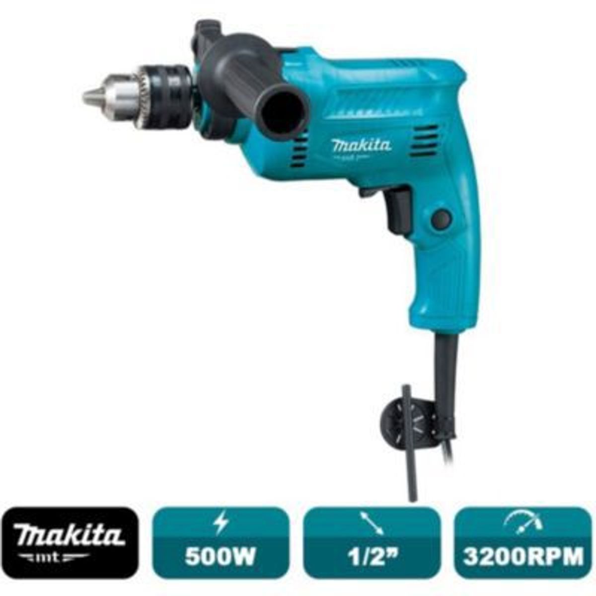 MAKITA - Taladro Percutor Makita MT M0801B  1/2” 500W Reversible