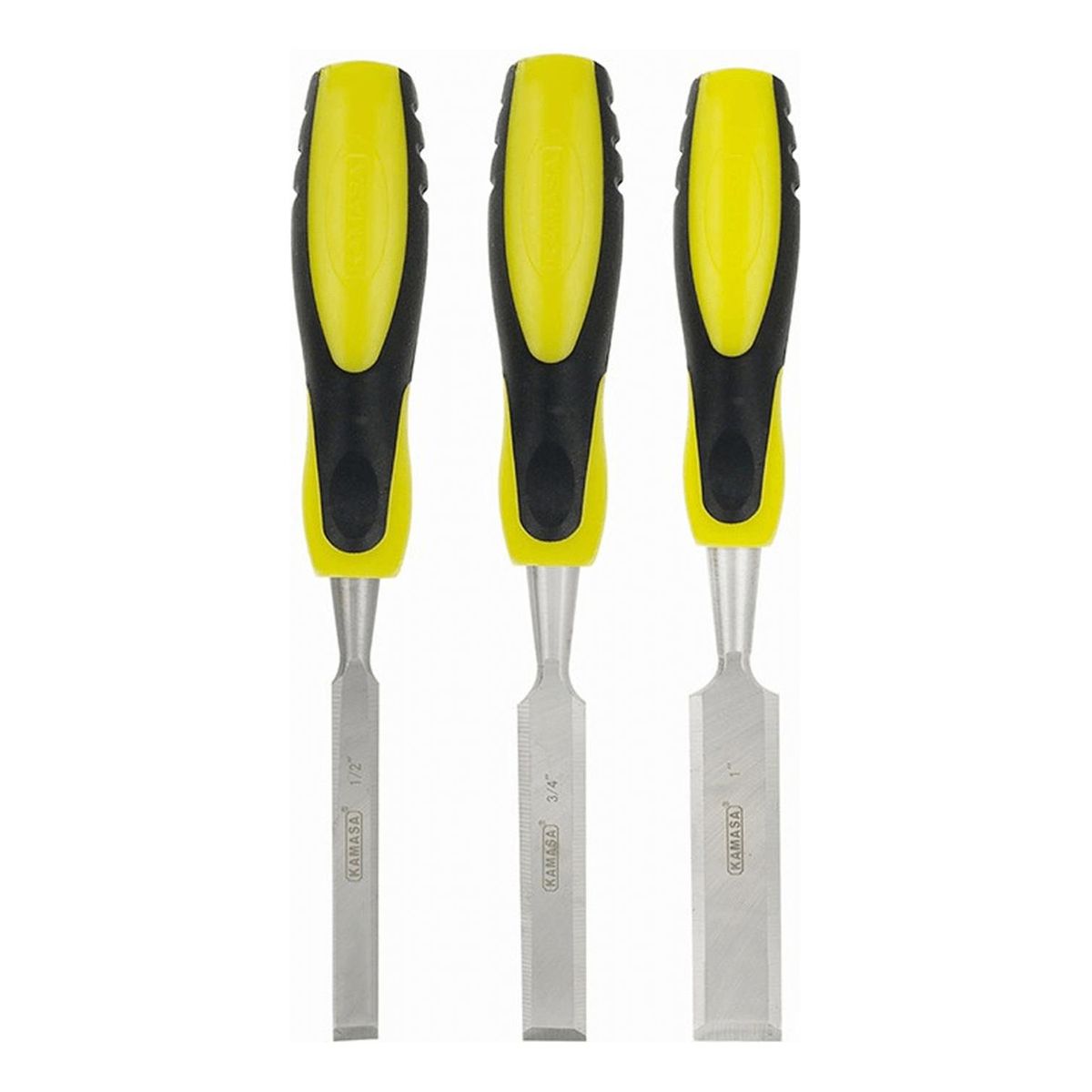 KAMASA - Juego Formones  Am/Neg  1/2"-1" 3Pcs Kamasa KM438