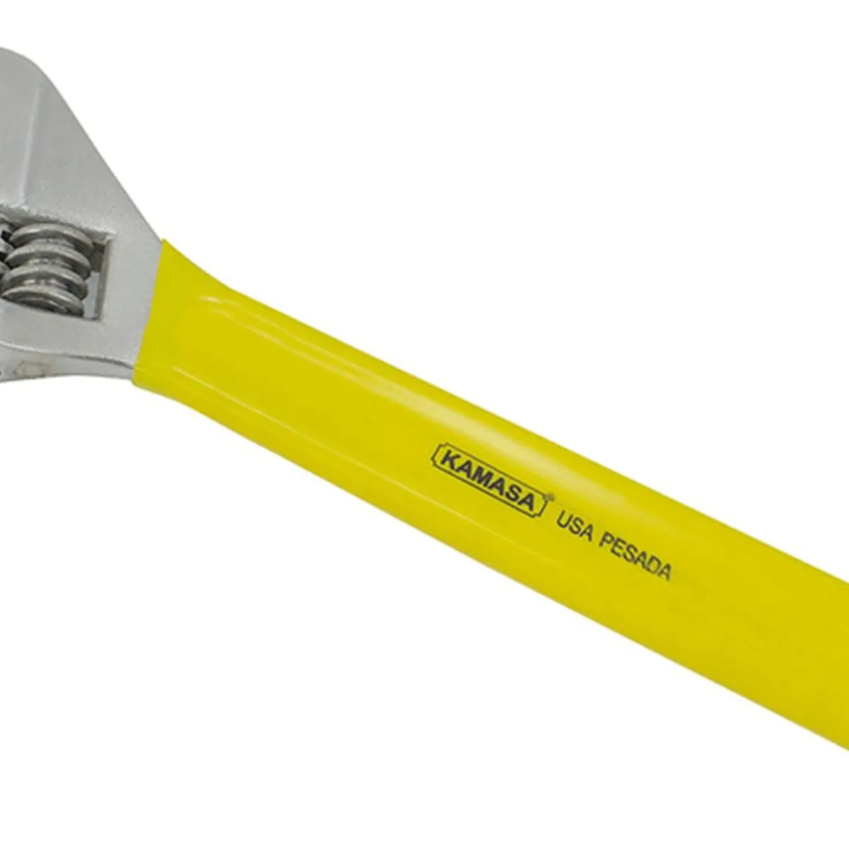 KAMASA - Llave Francesa 12 M/Amarillo Kamasa KM444