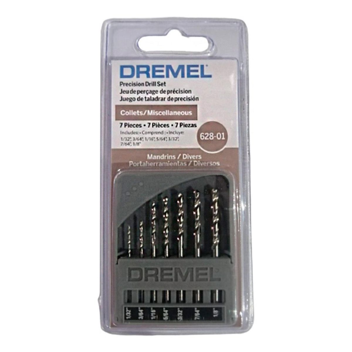 DREMEL - Juego de Brocas Acero Rápido Hss Dremel 628