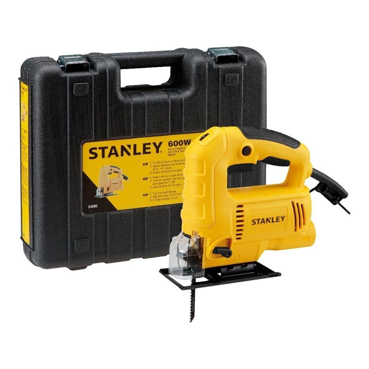 STANLEY - Sierra Caladora Stanley SJ60K 600w + Maleta